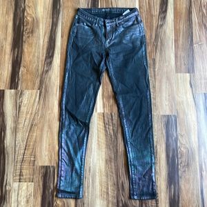 Vintage Rare Metallic Levi’s Jeans Size 26 Y2K Shiny Jeans